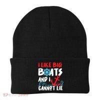 I Like Big Boats And I Can’T Lie Gift Beanie thumb 0
