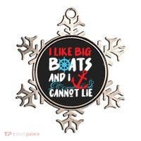I Like Big Boats And I Can’T Lie Gift Ornament thumb 0