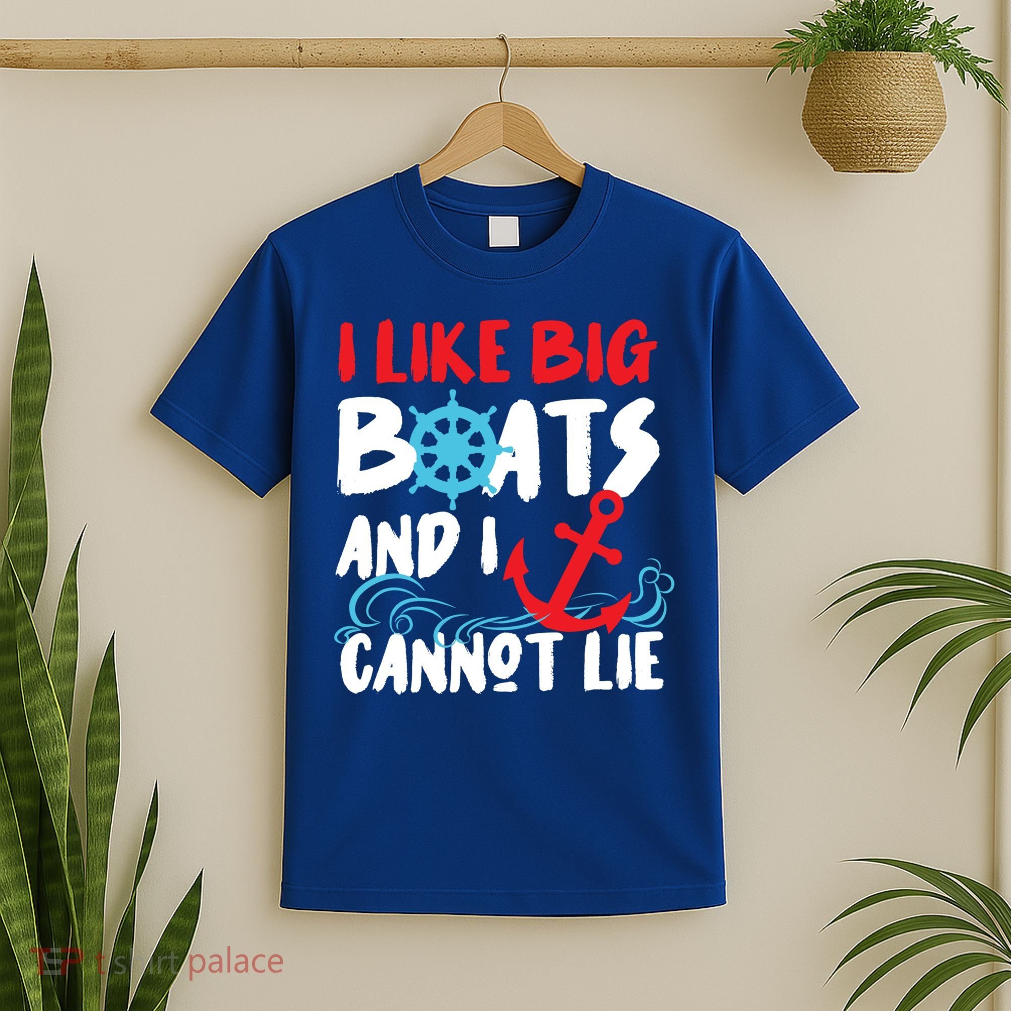 I Like Big Boats And I Can’T Lie Gift T-Shirt