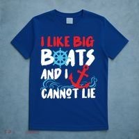 I Like Big Boats And I Can’T Lie Gift T-Shirt thumb 5