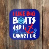 I Like Big Boats And I Can’T Lie Gift Coaster thumb 0