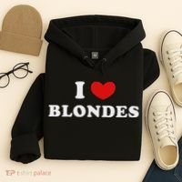 I Love Blondes I Heart Blondes Hoodie thumb 4