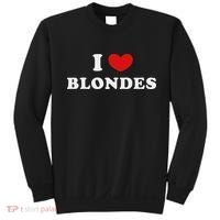 I Love Blondes I Heart Blondes Sweatshirt thumb 0