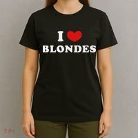 I Love Blondes I Heart Blondes T-Shirt thumb 4