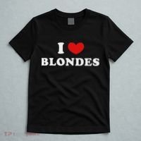 I Love Blondes I Heart Blondes T-Shirt thumb 5