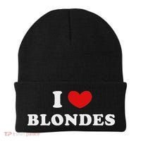 I Love Blondes I Heart Blondes Beanie thumb 0