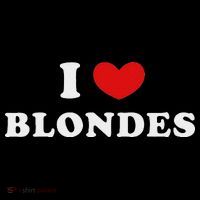 I Love Blondes I Heart Blondes Women's Hoodie thumb 2