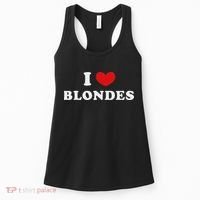 I Love Blondes I Heart Blondes Women's Tank Top thumb 0
