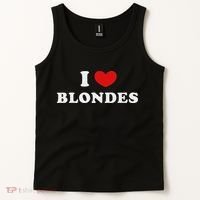 I Love Blondes I Heart Blondes Tank Top thumb 2