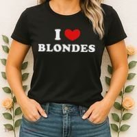 I Love Blondes I Heart Blondes Women's T-Shirt thumb 2