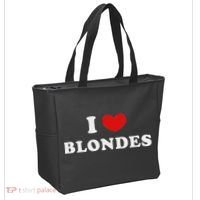 I Love Blondes I Heart Blondes Tote Bag thumb 2