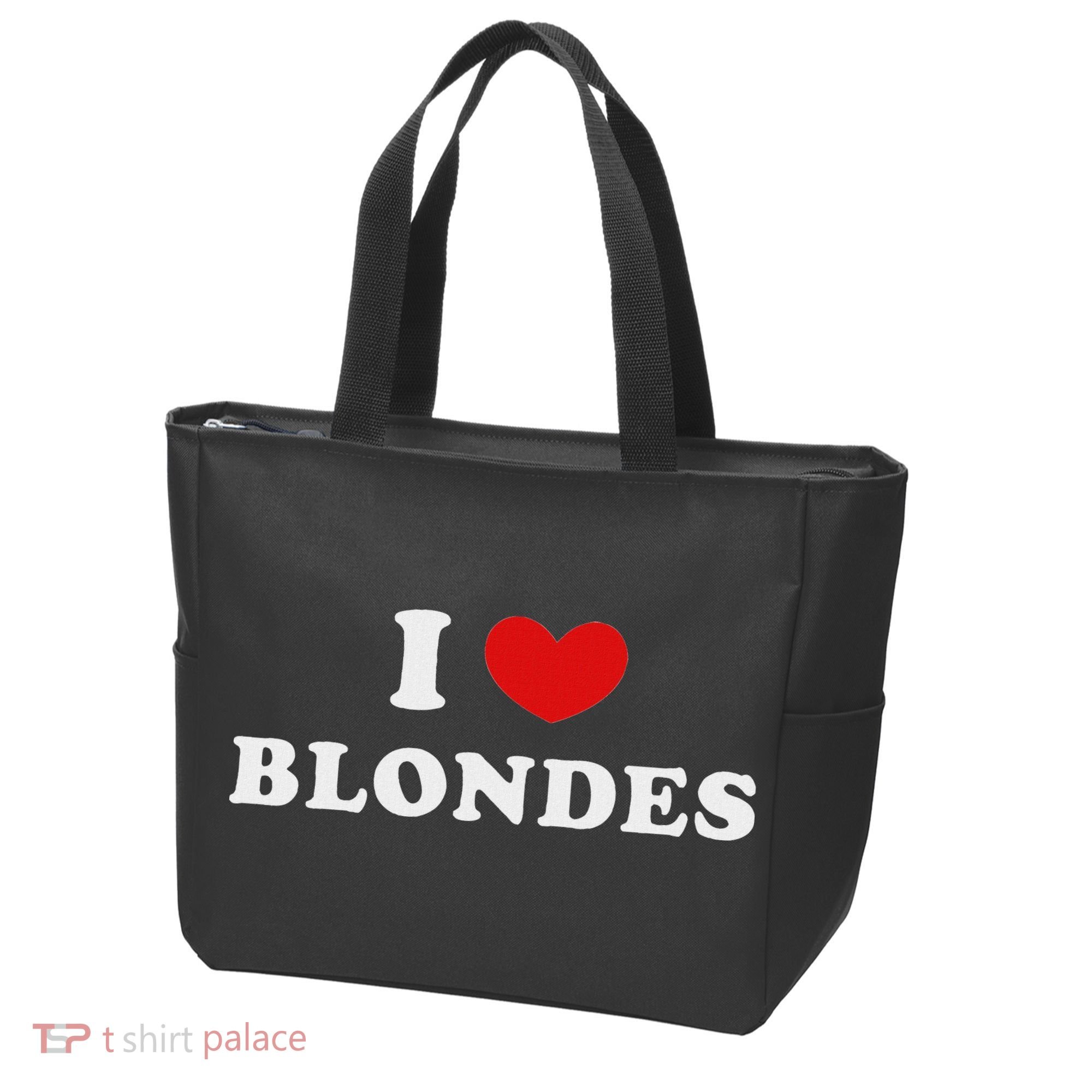 I Love Blondes I Heart Blondes Tote Bag