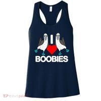 I Love Boobies Blue Footed Boobie Bird Funny I Heart Boobies Women's Tank Top thumb 0