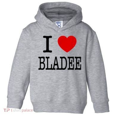I Love Bladee Toddler Hoodie