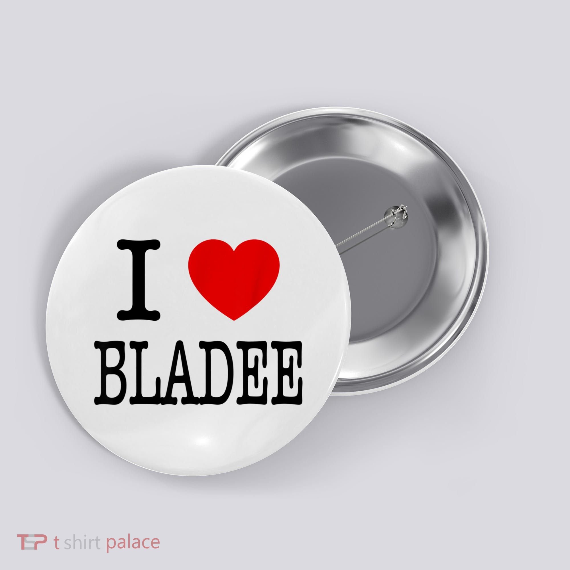 I Love Bladee Button