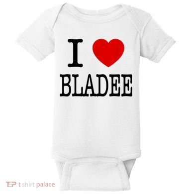 I Love Bladee Baby Bodysuit
