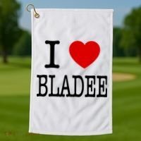 I Love Bladee Golf Towel thumb 1