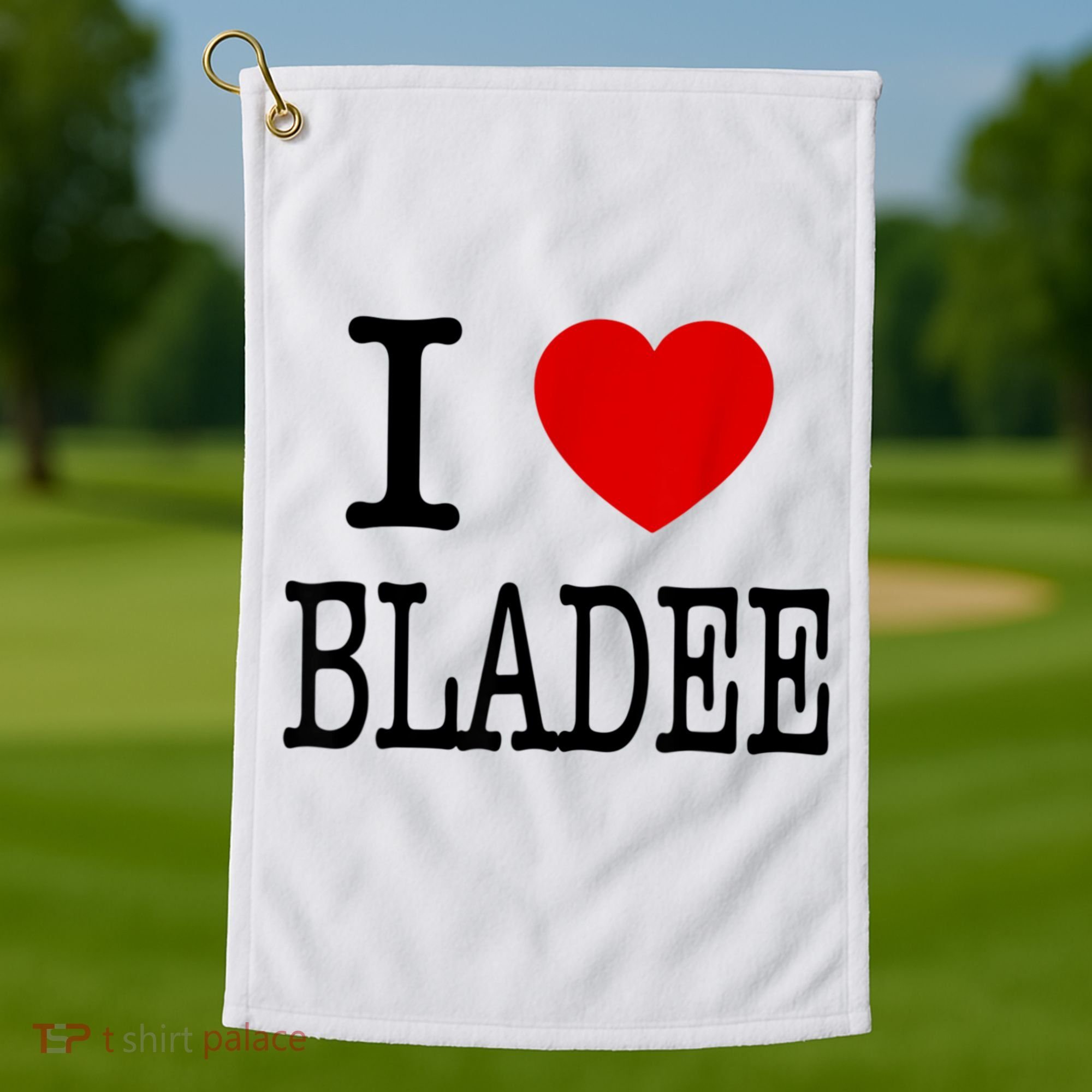 I Love Bladee Golf Towel