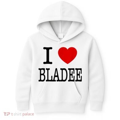 I Love Bladee Kids Hoodie