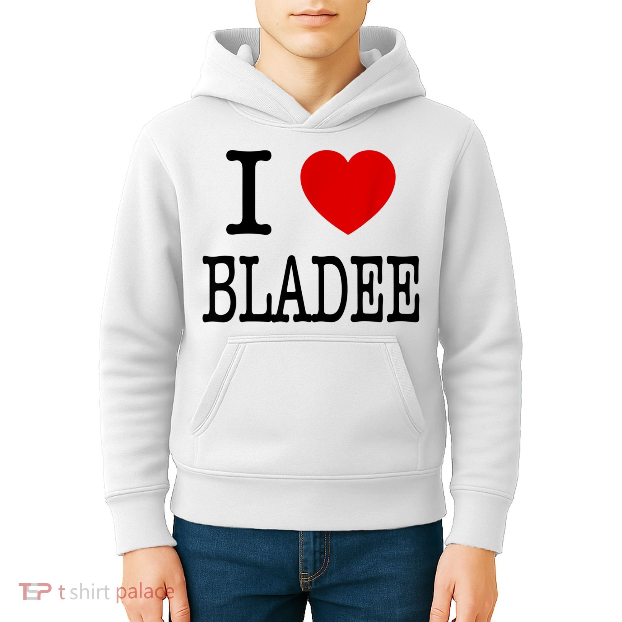 I Love Bladee Kids Hoodie