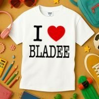 I Love Bladee Kids T-Shirt thumb 3
