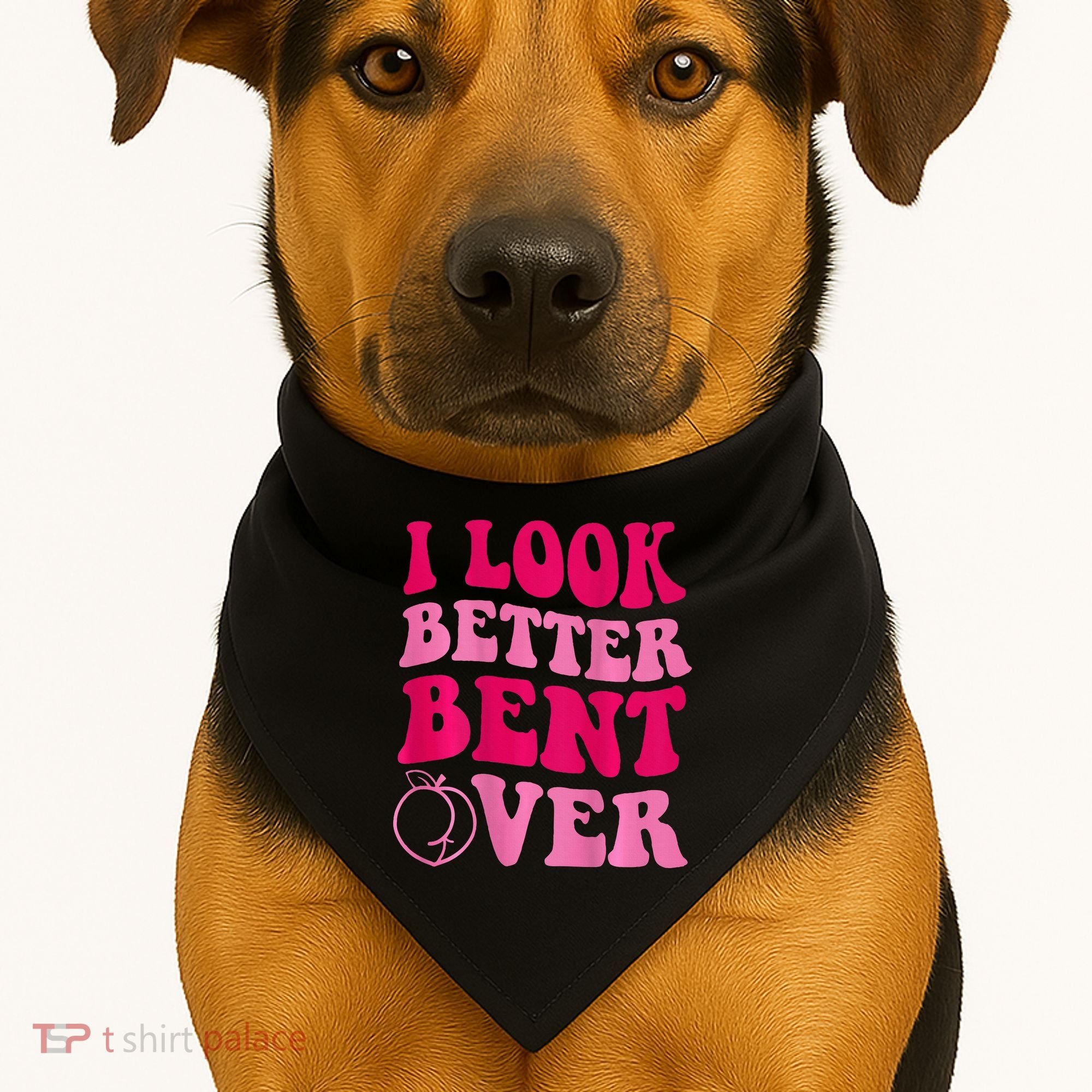 I Look Better Bent Over USA-Made Doggie Bandana