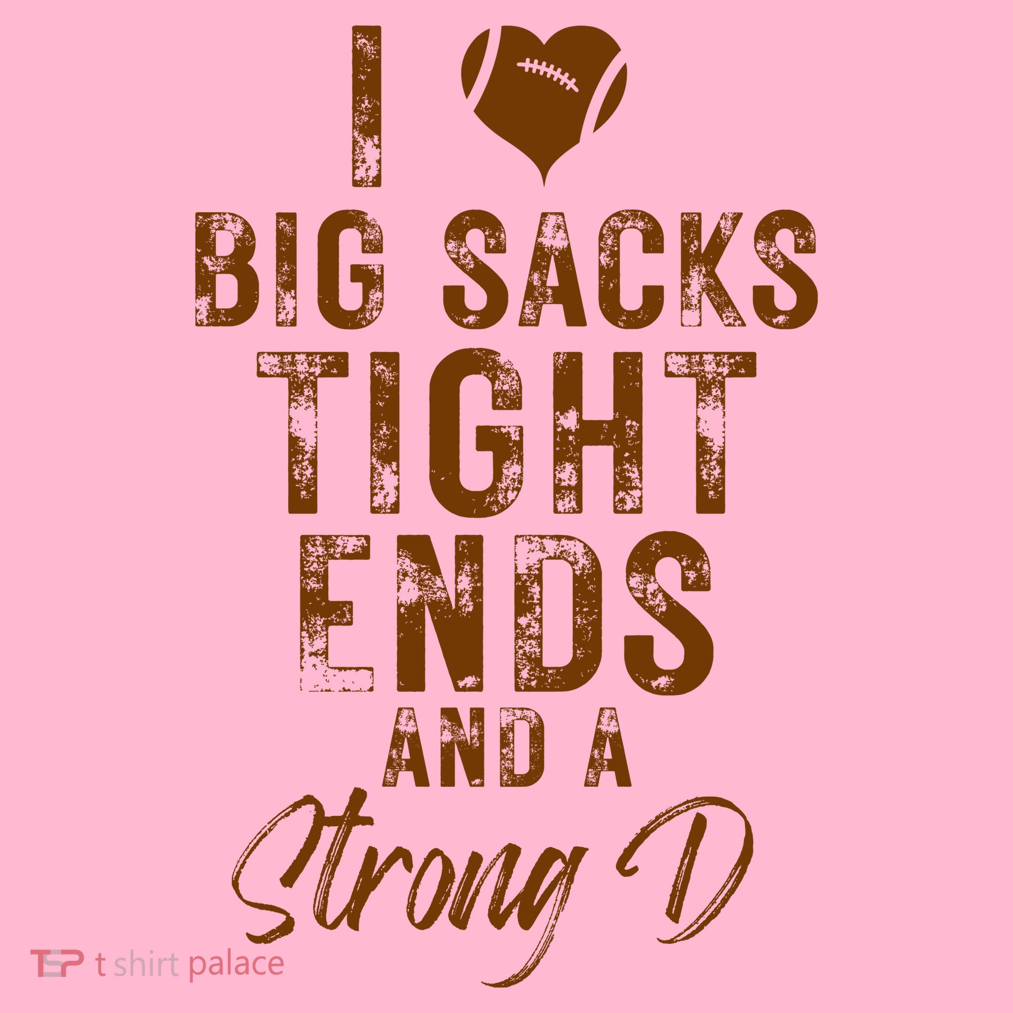 I Love Big Sacks Tight Ends A Strong D Funny Coaster