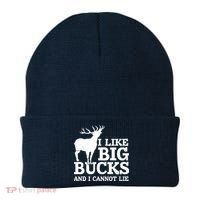 I Like Big Bucks And I Cannot Lie Deer Hunting Beanie thumb 0