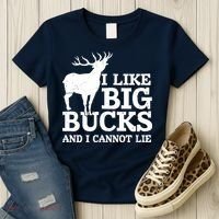 I Like Big Bucks And I Cannot Lie Deer Hunting Women's T-Shirt thumb 3