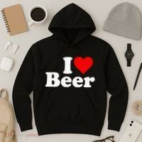 I Love Beer I Heart Beer Hoodie thumb 3