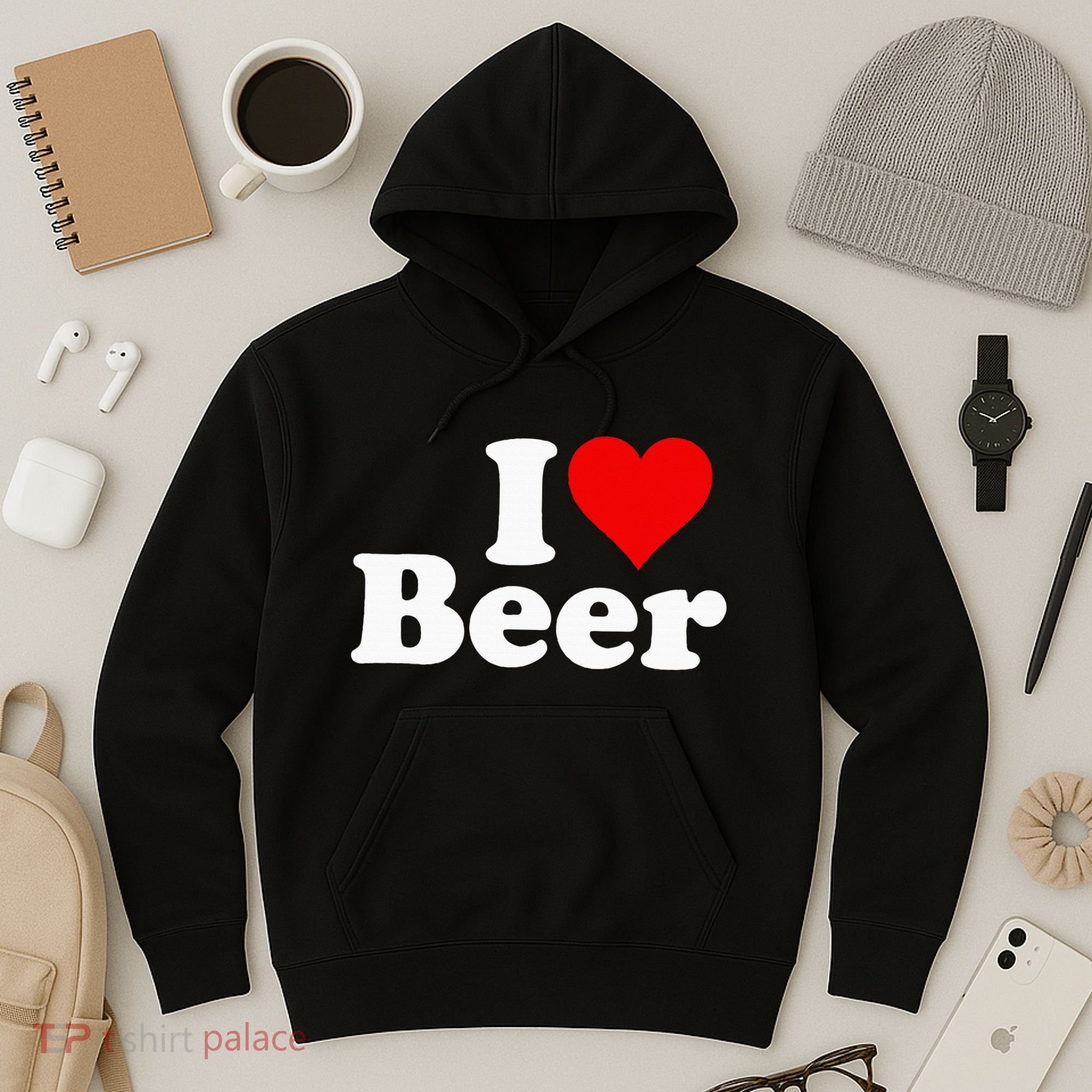 I Love Beer I Heart Beer Hoodie