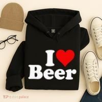 I Love Beer I Heart Beer Hoodie thumb 4