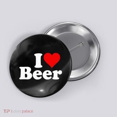 I Love Beer I Heart Beer Button