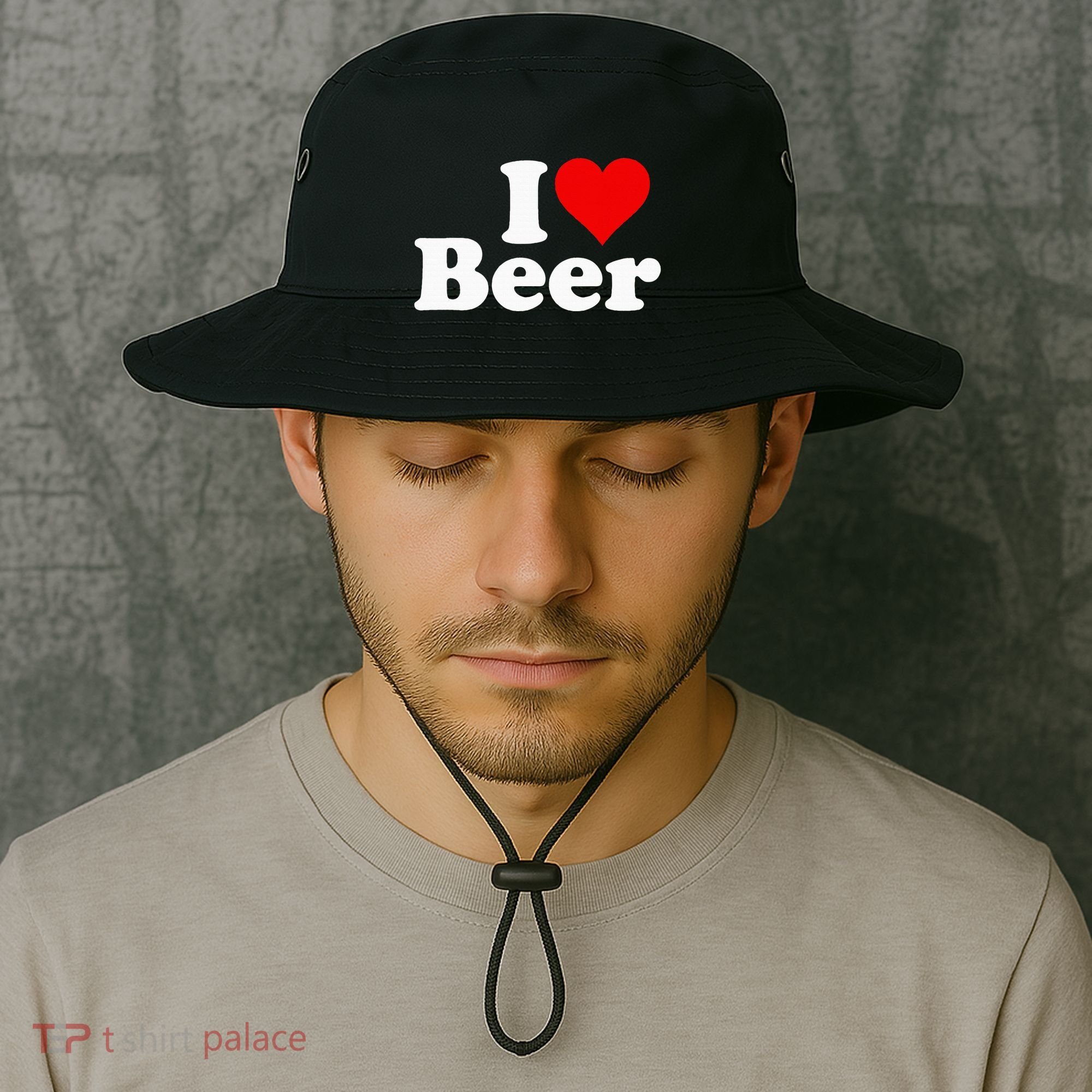 I Love Beer I Heart Beer Bucket Hat