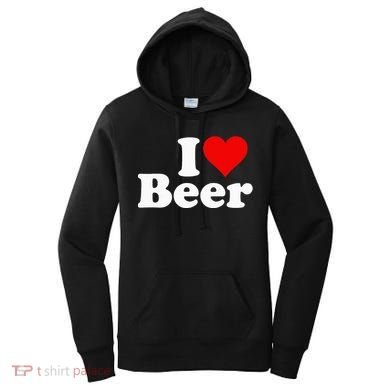 I Love Beer I Heart Beer Women's Hoodie
