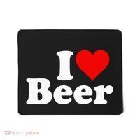I Love Beer I Heart Beer Mousepad thumb 0