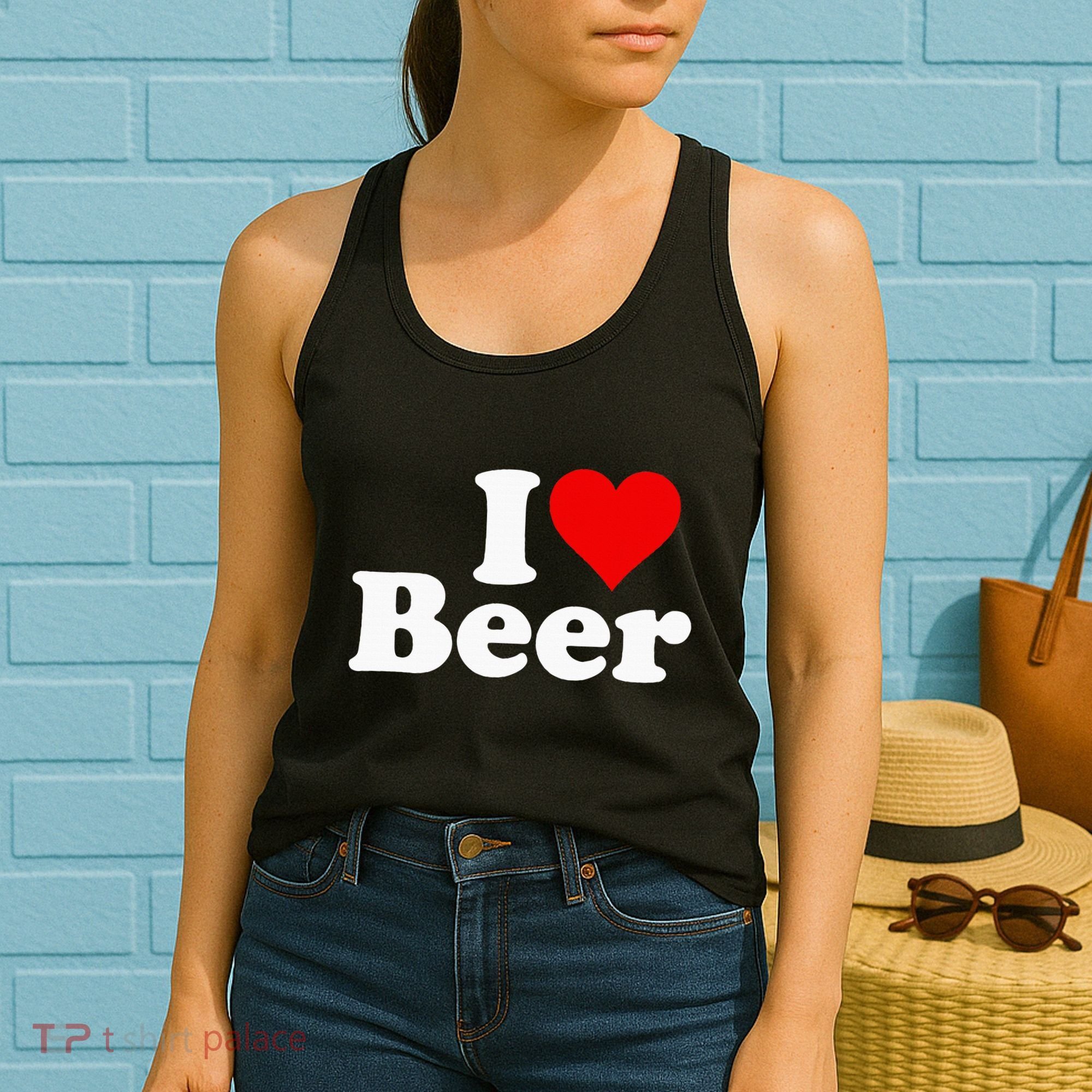 I Love Beer I Heart Beer Women's Tank Top