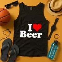 I Love Beer I Heart Beer Tank Top thumb 4