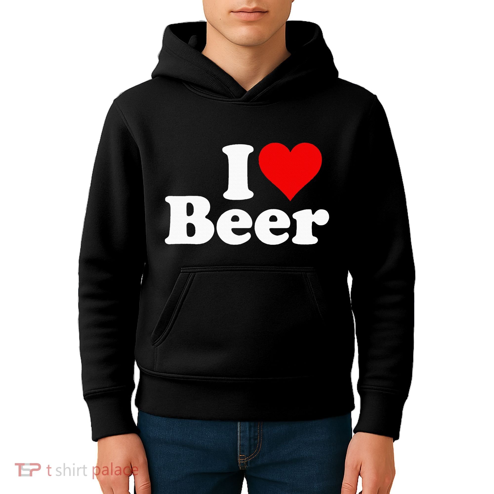 I Love Beer I Heart Beer Kids Hoodie