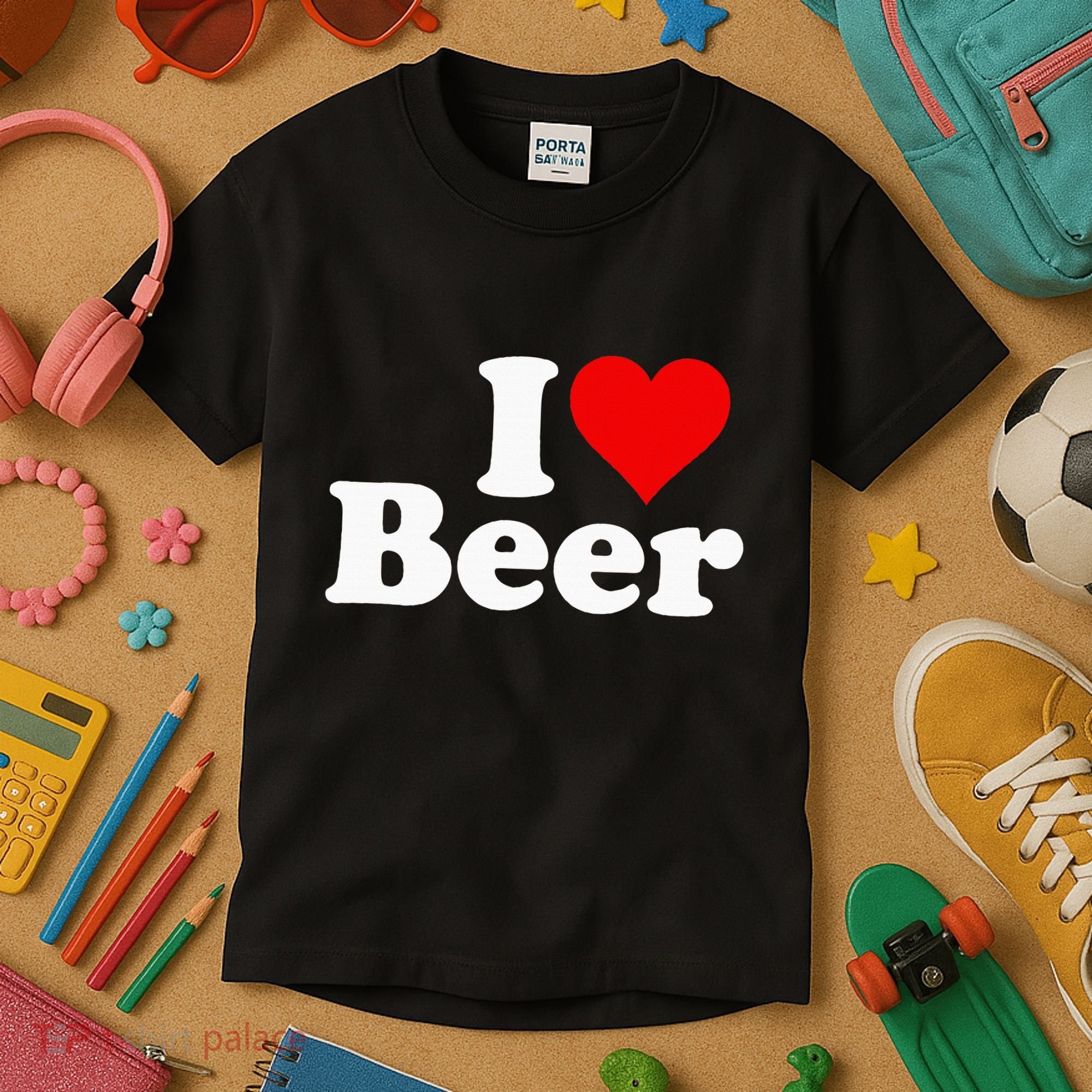 I Love Beer I Heart Beer Kids T-Shirt
