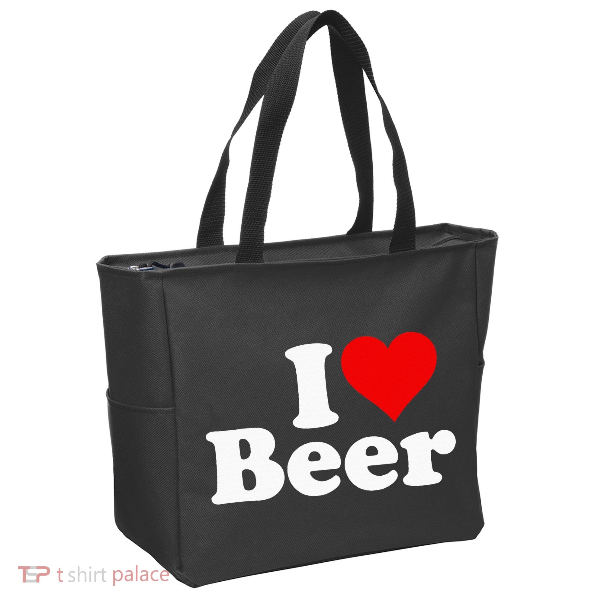 I Love Beer I Heart Beer Tote Bag