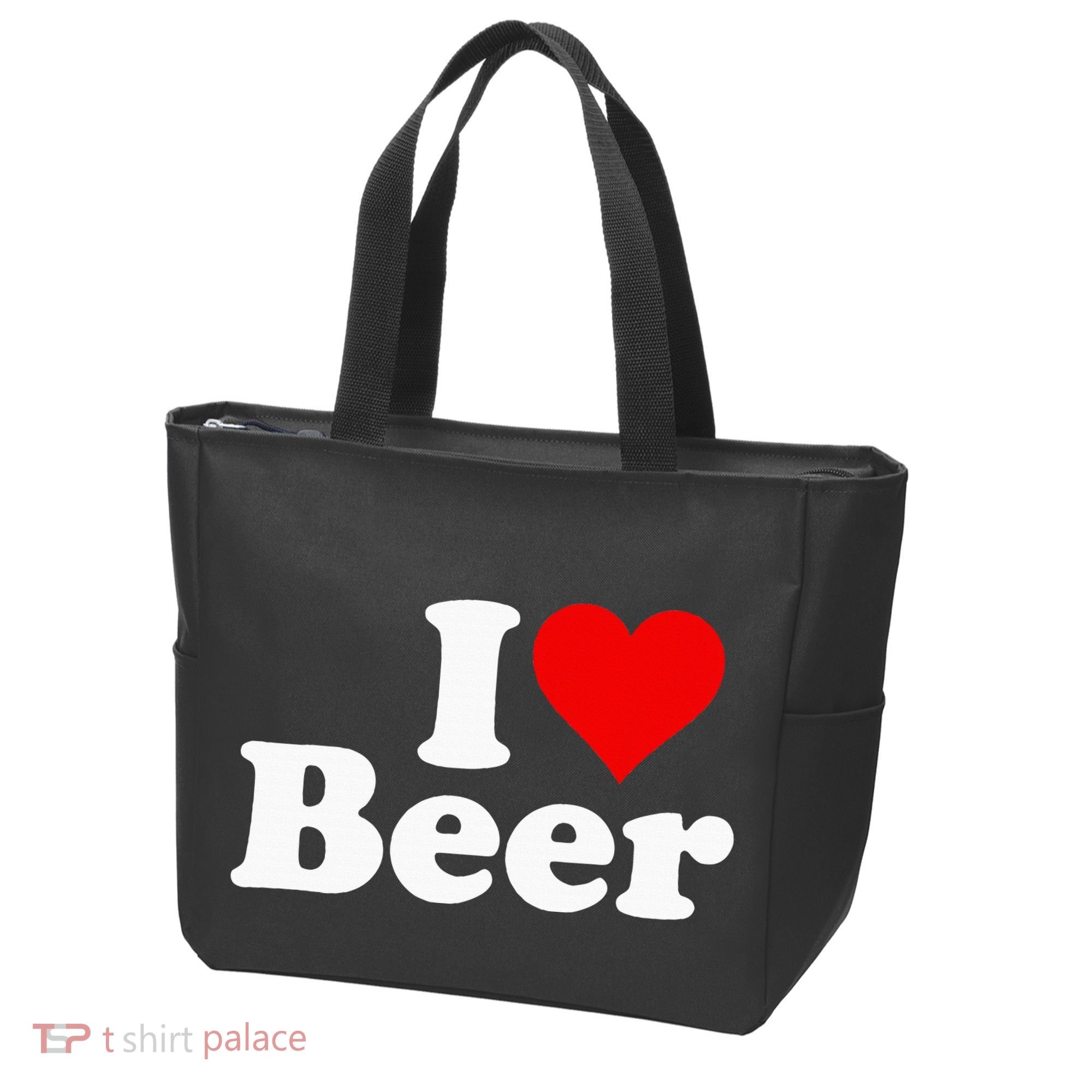I Love Beer I Heart Beer Tote Bag
