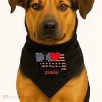 I LOVE BUSH USA-Made Doggie Bandana thumb 1
