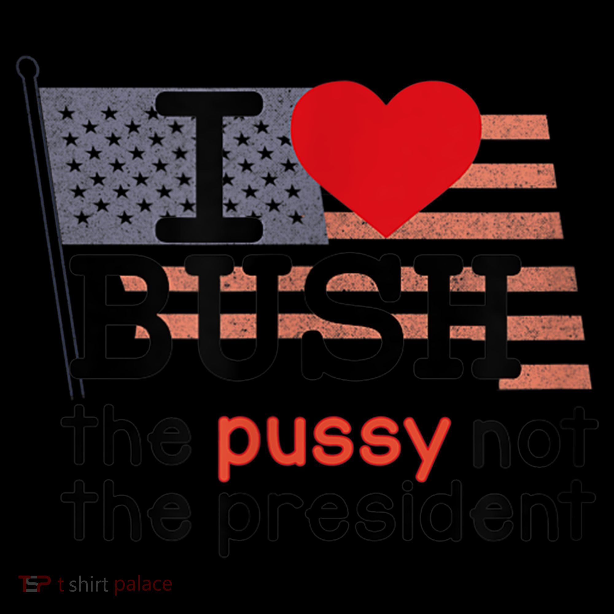 I LOVE BUSH Mousepad