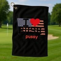 I LOVE BUSH Golf Towel thumb 1
