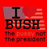 I LOVE BUSH Santa Hat thumb 1