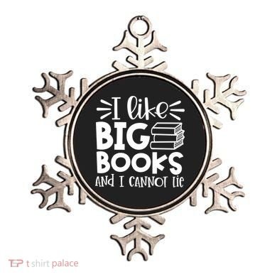 I Like Big Books And I Cannot Lie Book Nerd School Librarian Gift Ornament