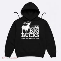 I Like Big Bucks And I Cannot Lie Deer Hunting Hoodie thumb 0