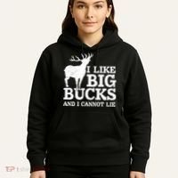 I Like Big Bucks And I Cannot Lie Deer Hunting Hoodie thumb 5