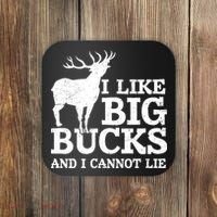 I Like Big Bucks And I Cannot Lie Deer Hunting Coaster thumb 0
